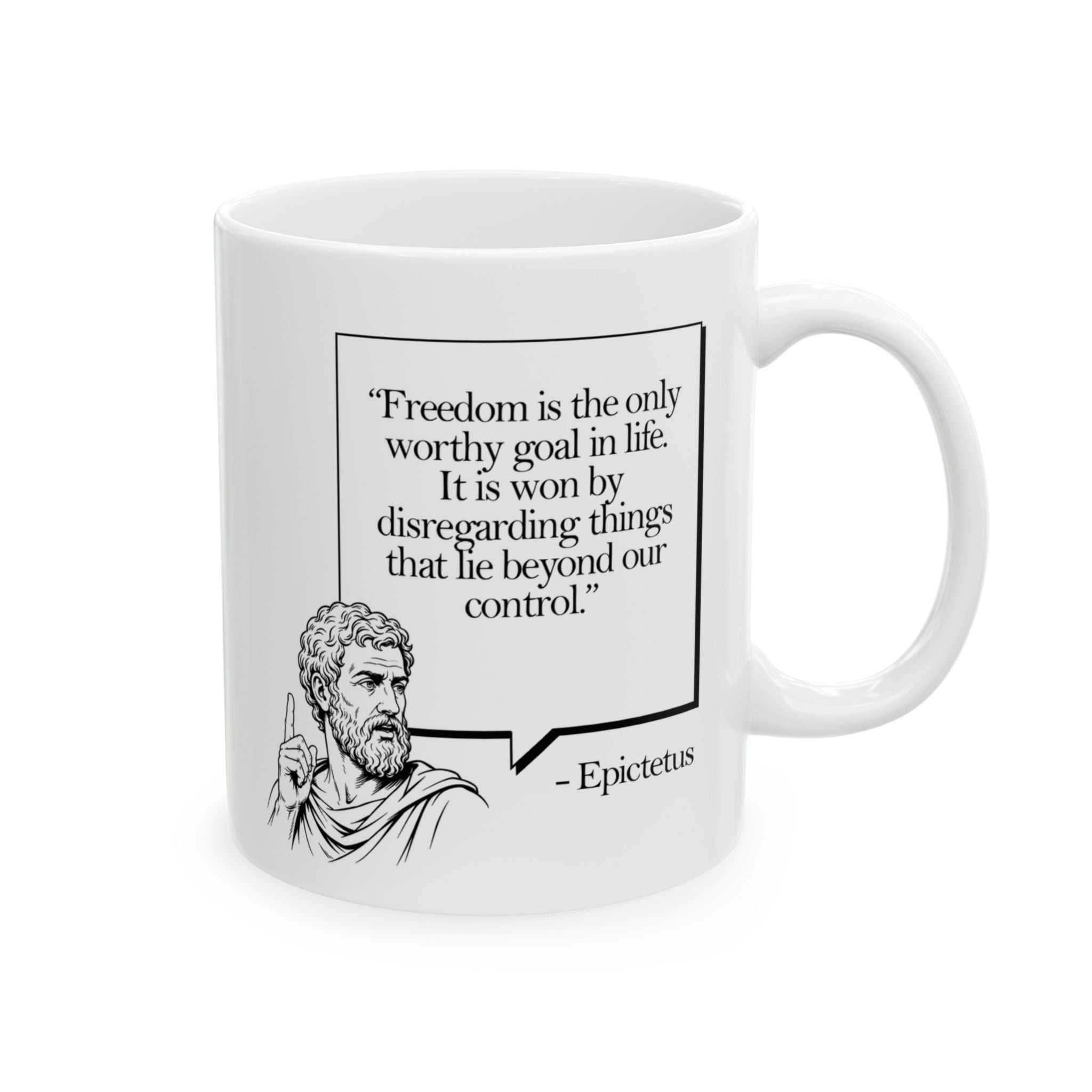 Epictetus Quotation Mug - Freedom