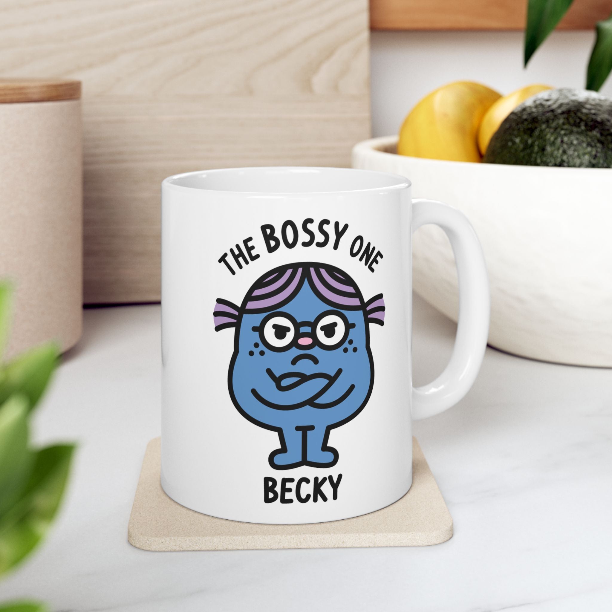 The Bossy One - Personalised Coffee Mug