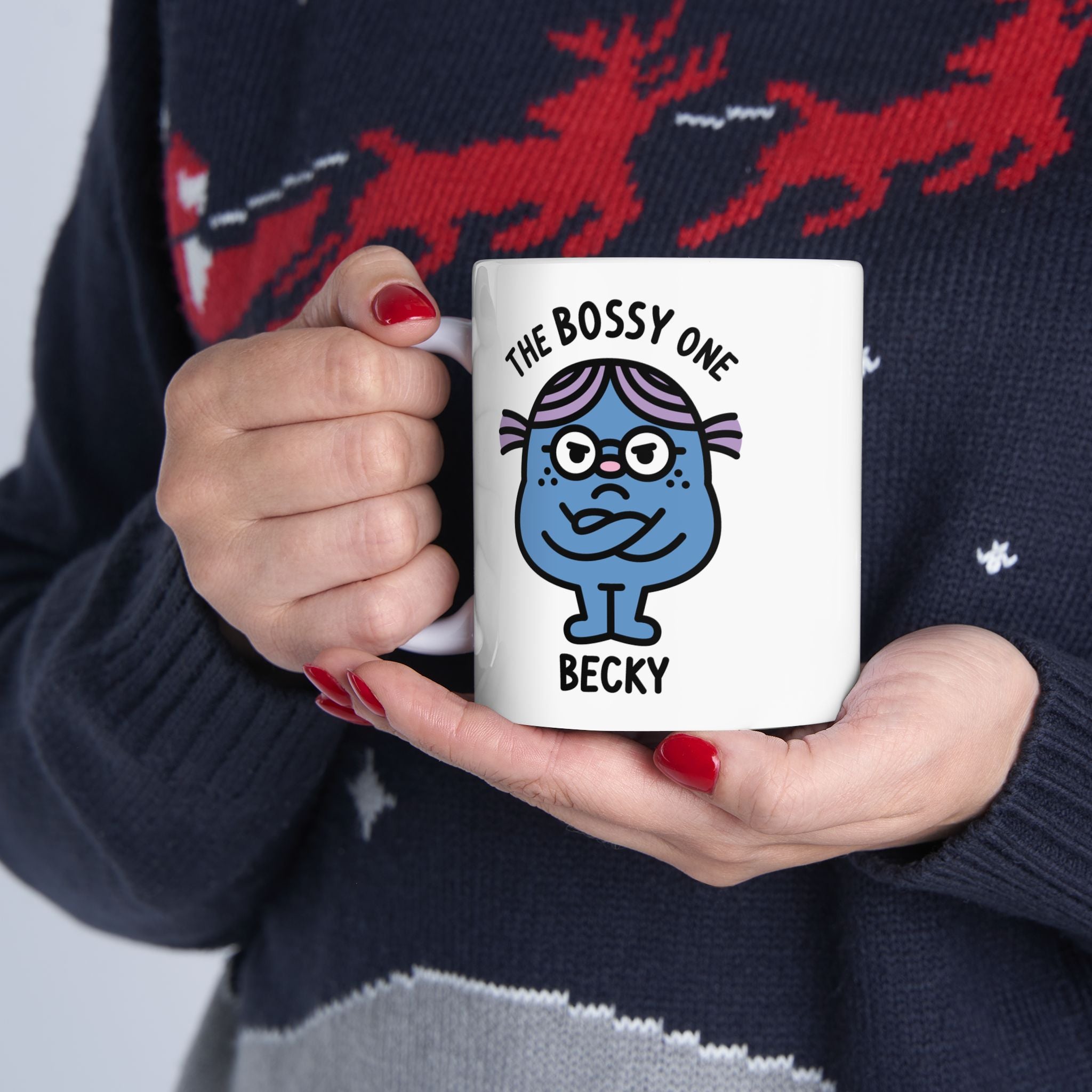 The Bossy One - Personalised Coffee Mug